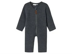 Name It køredragt ombre blå merinould